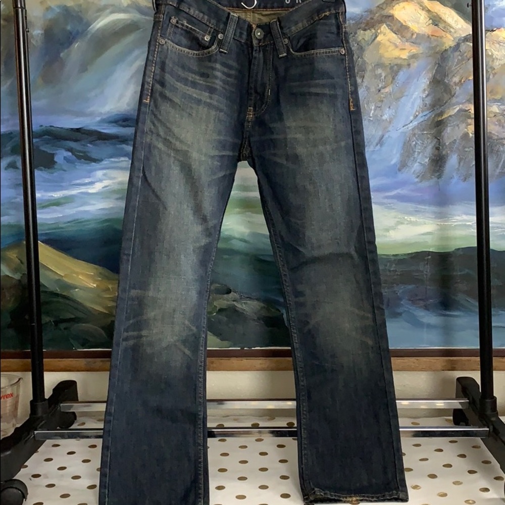 Bullhead gravels slim dark wash jeans size 26 x 28